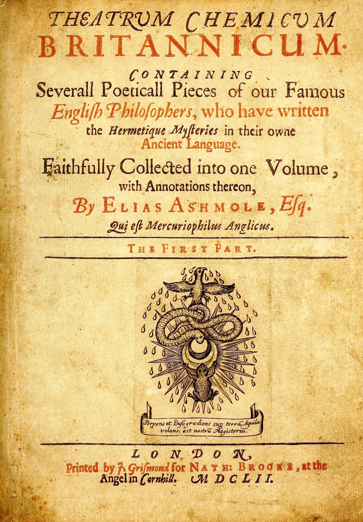 Theatrum Chemicum Britannicum Cover | cabinet