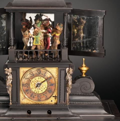 Image for Musical Clock with Spinet and Organ, Augsburg, ca 1625