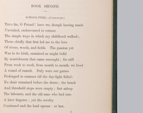 Image for William Wordsworth, The Prelude (London, 1850)