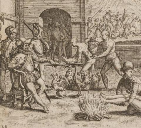 Image for Bartolomé de las Casas, A Short Account of the Destruction of the Indies (Frankfurt, 1598)