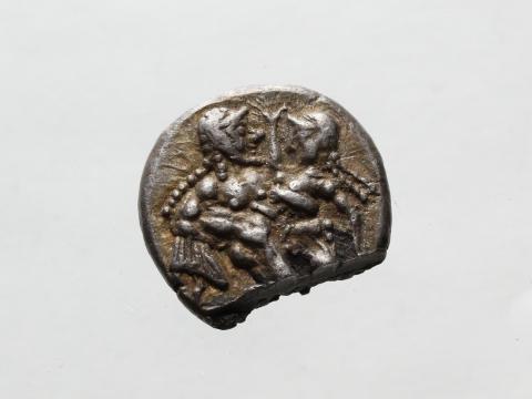 Image for JH3: Silver stater of Thasos, fragment, DATE. [Obverse]