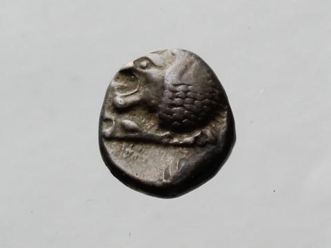 Image for JH5: Silver diobol of Miletos (Ionia), DATE. [Obverse]