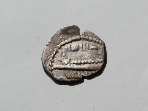 Image for Clone of T28: Silver sixteenth-shekel, struck at Sidon in the name of the satrap Mazaios, 336/5 BC. [Obverse]