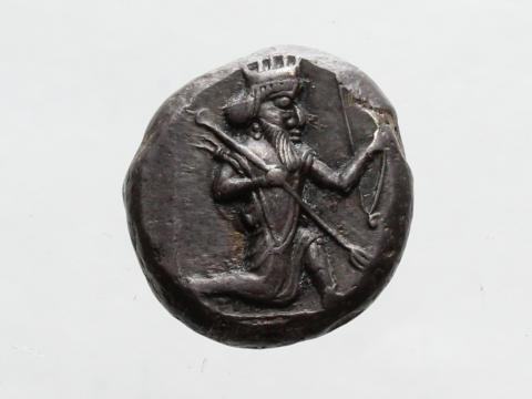 Image for T20: Silver siglos, “King with bow and spear” Carradice Type 3. [Obverse]