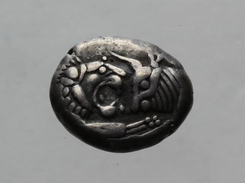 Image for T6: Silver stater, so-called “Croesid”, struck at Sardeis after 547/6 BC. [Obverse]
