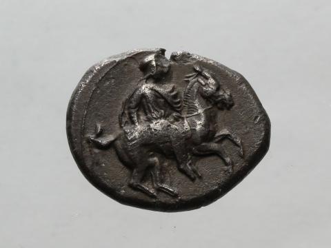 Image for Clone of T11: Silver stater struck at Tarsos, c. 410-385 BC. [Obverse]