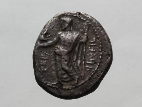 Image for Clone of T13: Silver stater struck at Tarsos in the name of the general Tiribazos, c. 384-383 BC. [Obverse]