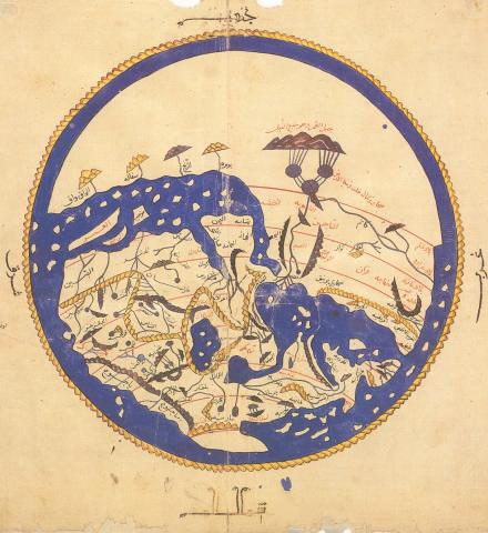 Image for Al-Idrīsī's world map, 1152
