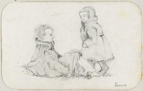 Image for Drawing of Saami children 1
