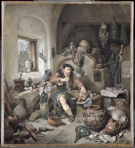 Image for Cornelis Bega, The Alchemist (1663)