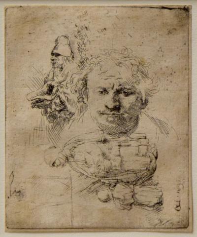 Image for Rembrandt, Self portrait 