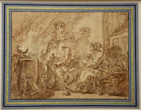 Image for Boucher, The Invention of Drawing (18th century)