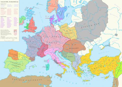 Image for Europe c. 1000 AD