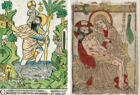 Image for German woodblock printing 1423 1460