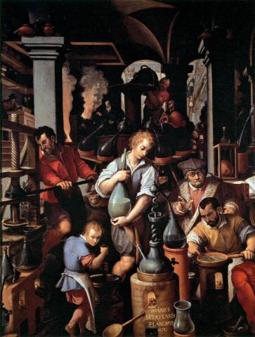 Image for Jan van der Straet, The Alchemist's Laboratory