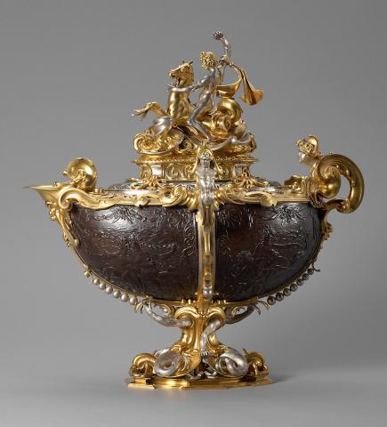 Image for Pitcher formed from a Seychelles nut, Prague, 1602