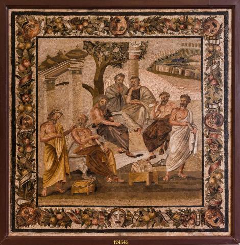 Image for Plato's Academy. Pompeii