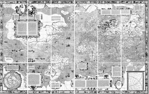 Image for Clone of Mercator, World Map (1569)