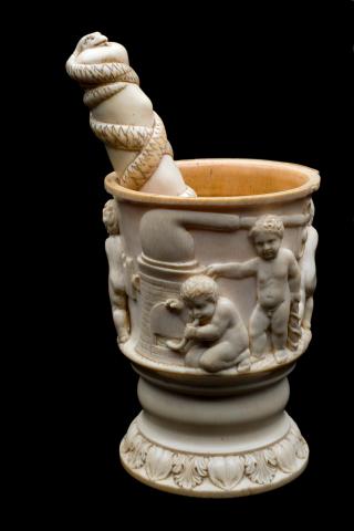 Image for Ivory Pestle and Mortar, 16th/17th centuries