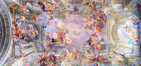Image for Andrea Pozzo, Ceiling of Sant' Ignazio, Rome