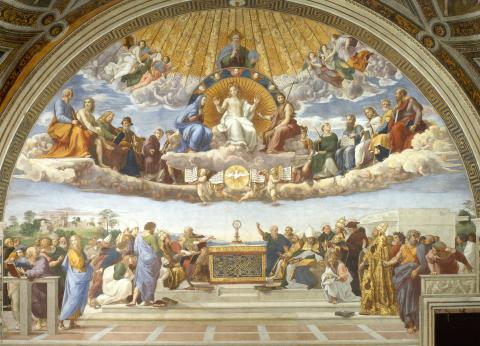 Image for Raphael, The Disputation on the Sacrament