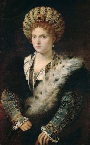 Image for Titian, Portrait of Isabella d'Este (c. 1534-1536)