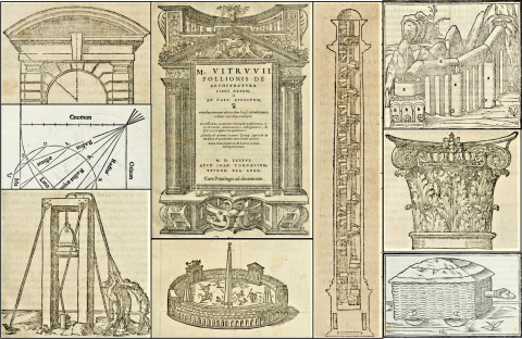 Image for Montage from Vitruvius De architectura 1511