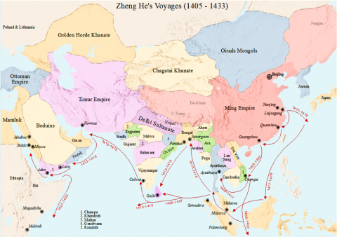 Image for Voyages of Zheng He (1405-1433)