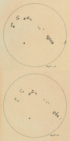 Image for Spots on the sun, 1612-13