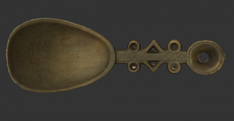 Image for Spoon of reindeer antler (3-D)