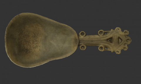 Image for Spoon of reindeer antler (3-D)