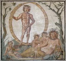 Mosaic of Aion and Tellus, Sentinum (Sansoferrato), 3rd century AD