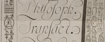 Image for ‘An Explanation of the Cutts of two Porphyry Pillars in Aegypt’, in Philosophical Transactions, no. 178 (London, December 1685) 