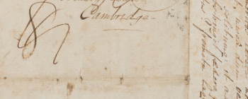 Image for Letter from John Wordsworth to his father Revd Wordsworth