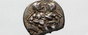 Image for JH3: Silver stater of Thasos, fragment, DATE. [Obverse]