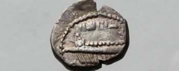 Image for Clone of T28: Silver sixteenth-shekel, struck at Sidon in the name of the satrap Mazaios, 336/5 BC. [Obverse]