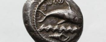 Image for Clone of T29: Silver dishekel, struck at Tyre, c. 430 BC. [Obverse]
