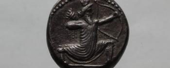 Image for Clone of T4: Silver tetradrachm struck in western Asia Minor (?), c. 341-334 BC. [Obverse]