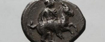 Image for Clone of T11: Silver stater struck at Tarsos, c. 410-385 BC. [Obverse]