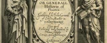 Image for Title page of John Gerard (1633) The herball, or, Generall historie of plantes. London, Printed by Adam Islip Joice Norton and Richard Whitakers.