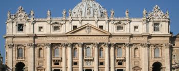 Image for The Facade of the New St Peter Basilica in Rome