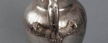 Image for Silver oinochoe with kouros handle 1