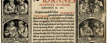 Image for Erasmus, Title Page of Adagia (1518)