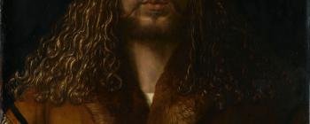 Image for Albrecht Durer, Self-portrait in fur coat, 1500
