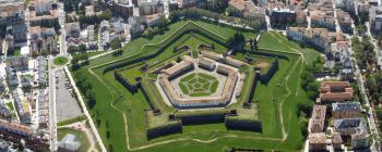 Image for Aerial View of Jaca Bastion Fort in Spain