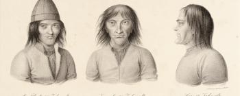 Image for Lithograph of Saami men