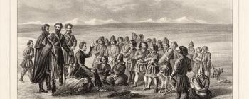 Image for Lithograph of Saami people
