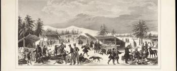 Image for Lithograph of a Saami market