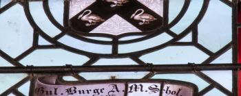 Image for Coat of arms of William Burge in Wadham College Chapel