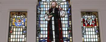 Image for Main window in Hannington Hall, St. Peter's College